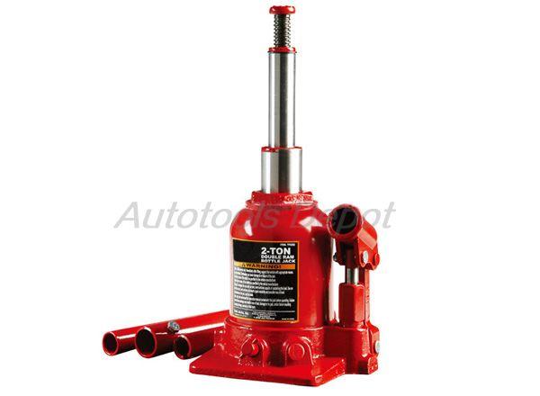 Double Ram Bottle Jacks, 8T Hydraulic Bottle Jack