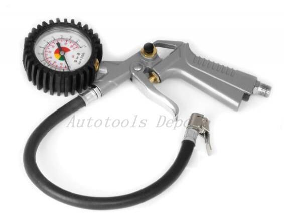 How to use tire pressure gauge?